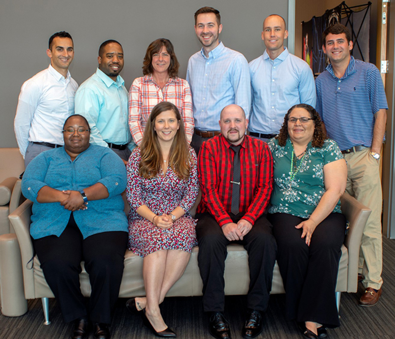 EM Assistant Secretary Anne White, second row, third from left, joins Oak Ridge Office of Environmental Management early career professionals.