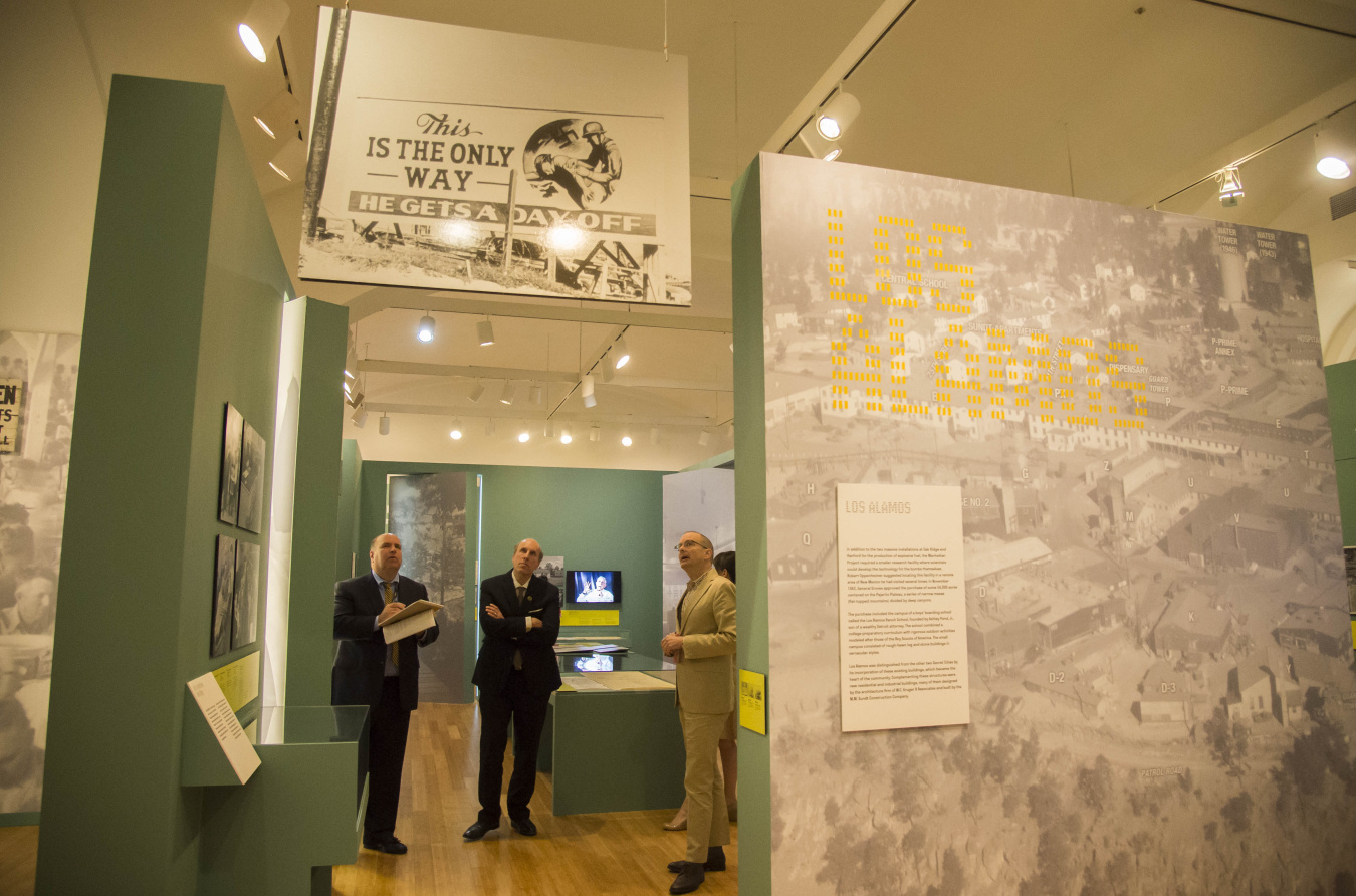 DOE Under Secretary Dabbar Tours Exhibit on "Secret Cities" Linked to EM Cleanup