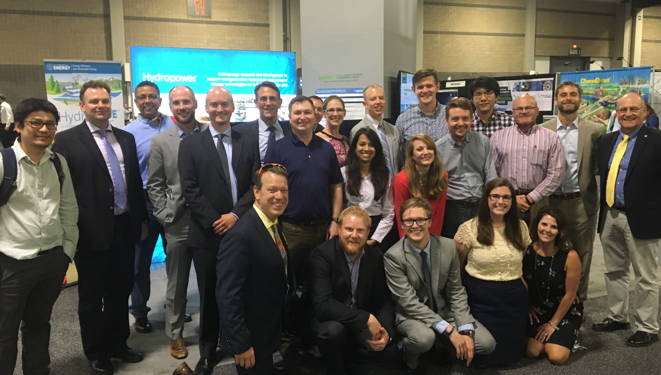 People at the HydroVision International conference.