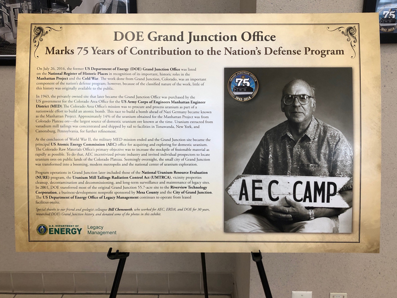 LM office in Grand Junction, Colorado, shares historical photos of its role in WWII and the Cold War.