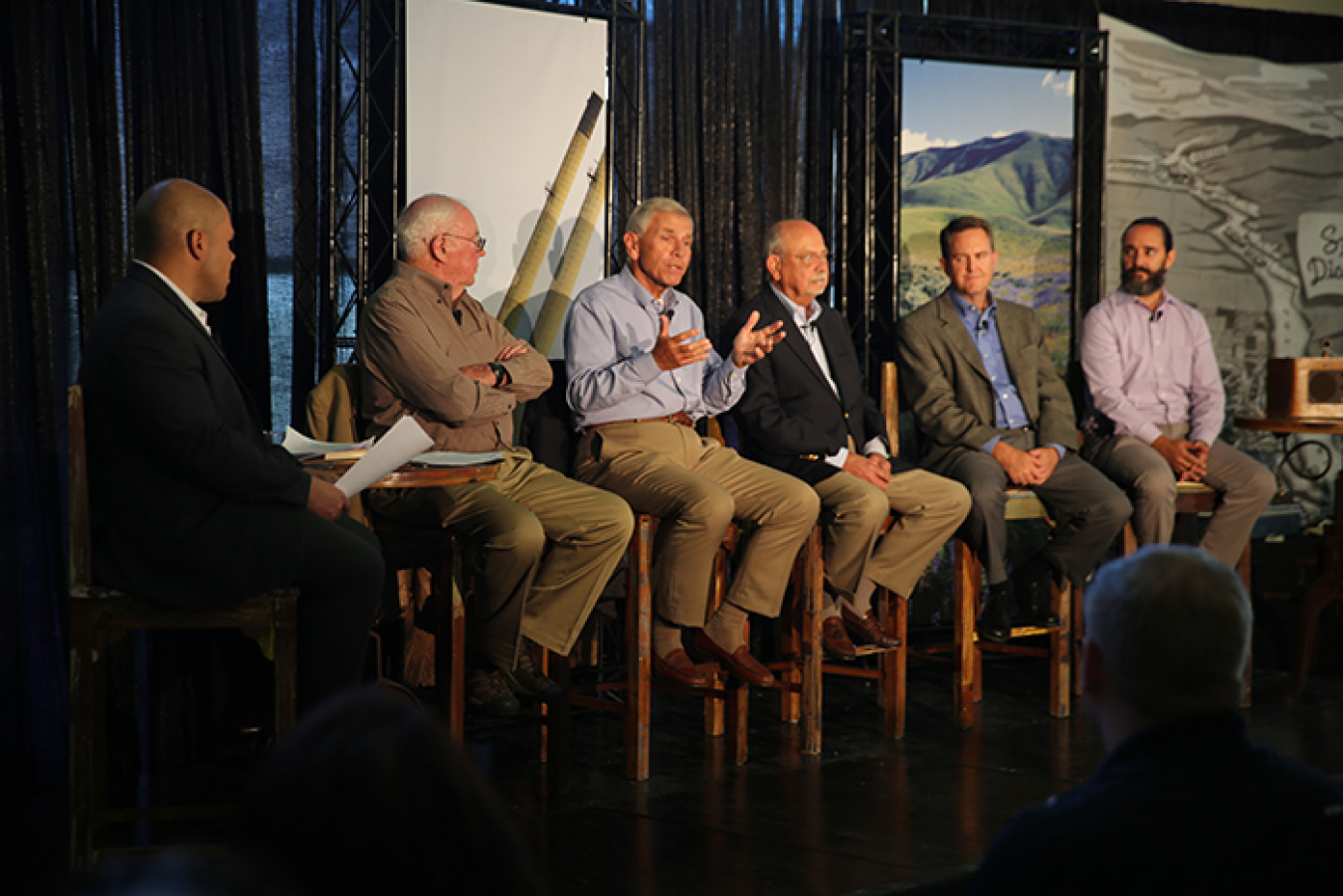 Panelists discuss past and present Hanford at an event titled “Evolution of the Secret City: A Fireside Chat about the Hanford Story."