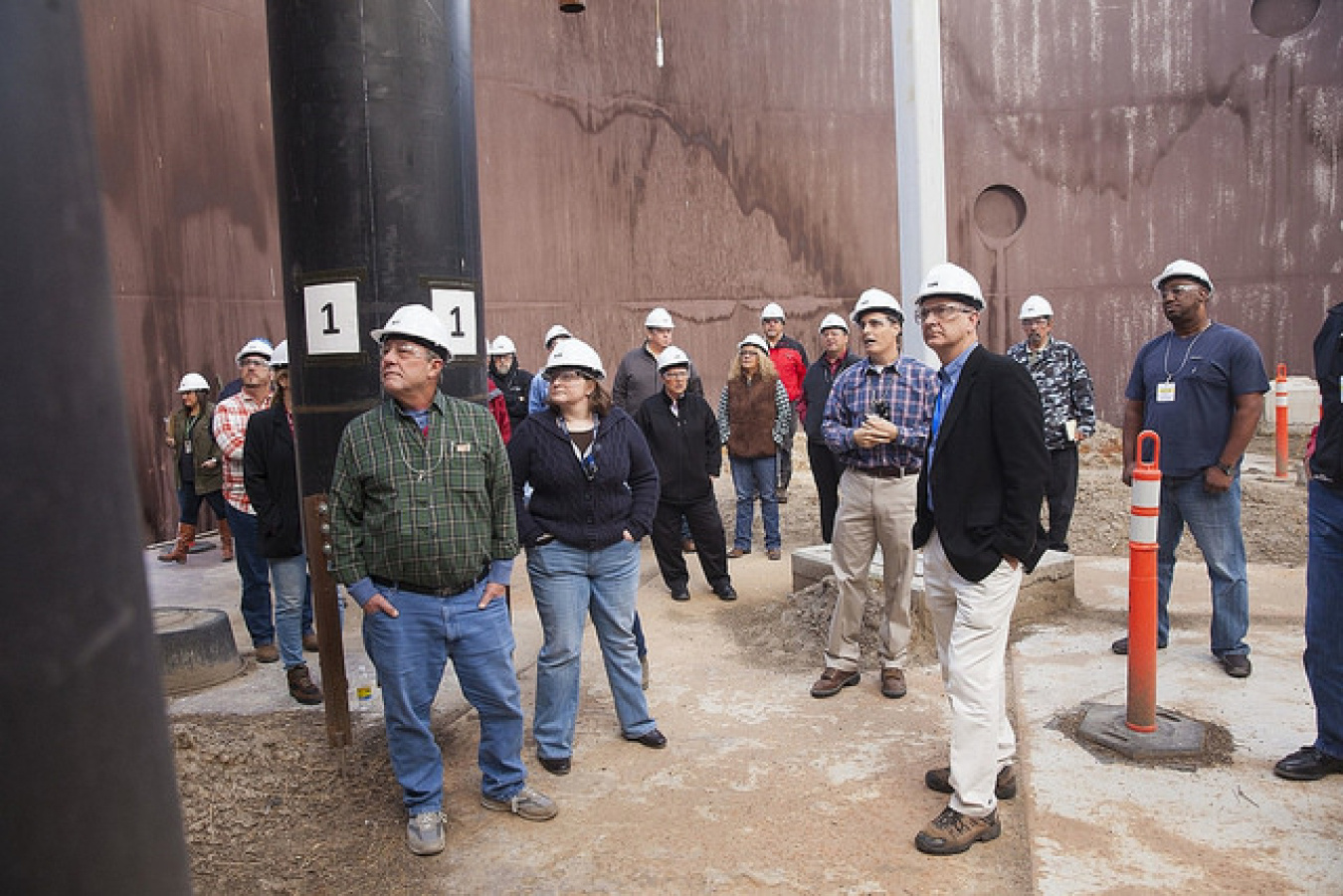 EM SSAB Members Touring Cleanup