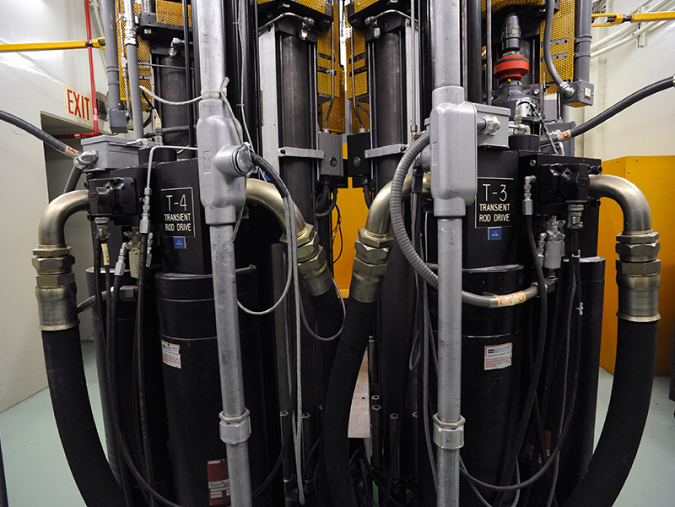 Hydraulic system used in a test reactor.