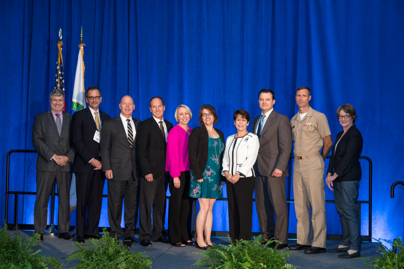 U.S. Navy's FEDS Spotlight award winners.