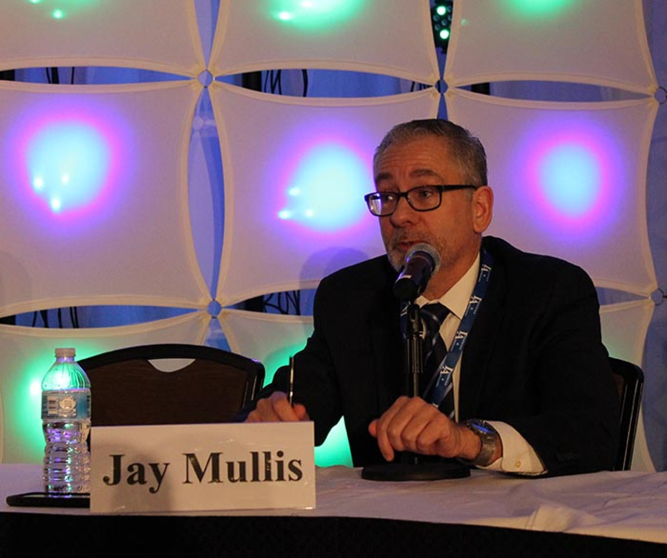 Jay Mullis, manager of the Oak Ridge Office of Environmental Management, speaks during the “Making Progress on Excess Facilities Disposition” panel discussion.