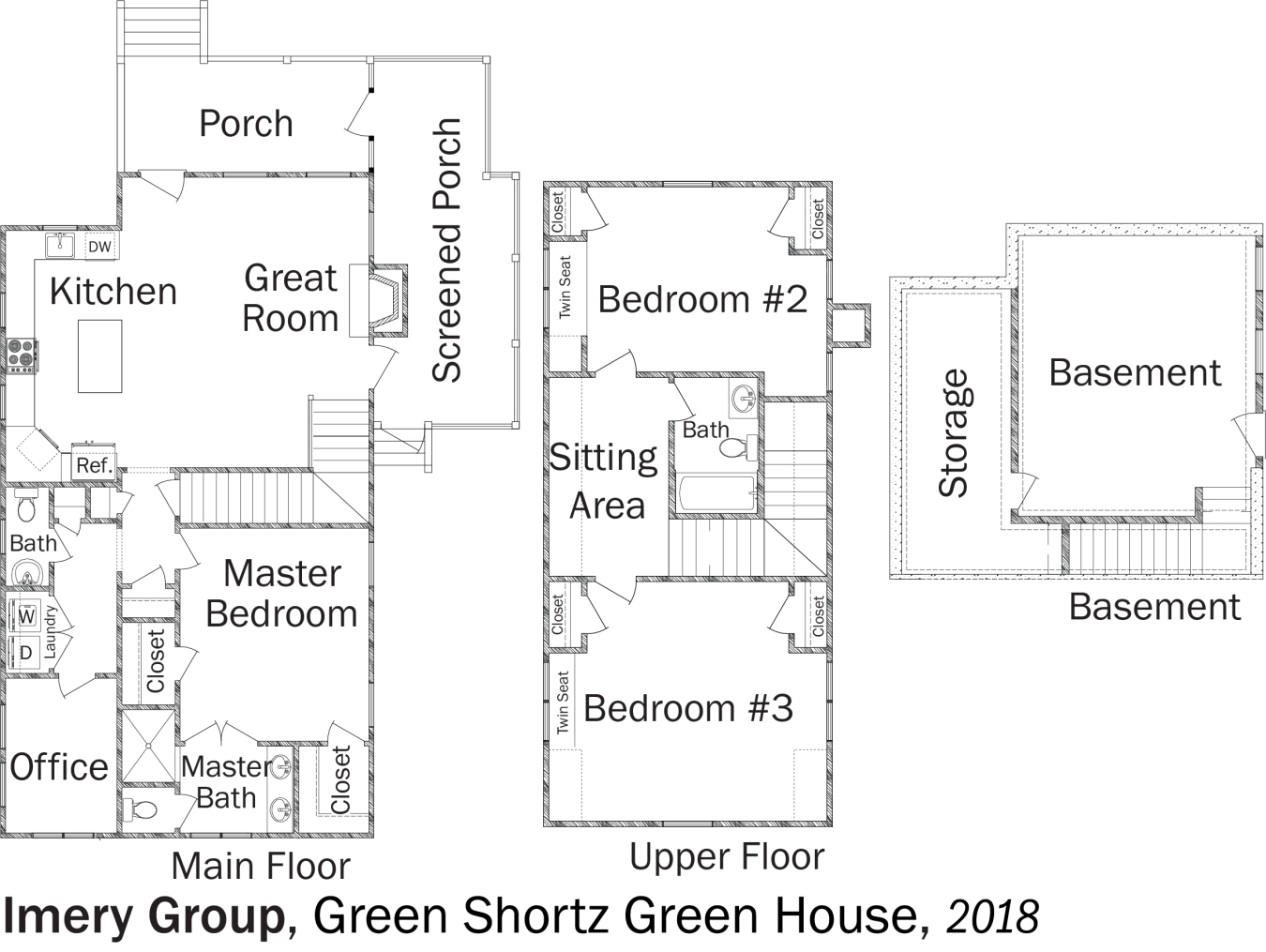 DOE Tour of Zero: Green Shortz  Green House by Imery Group flooplans.