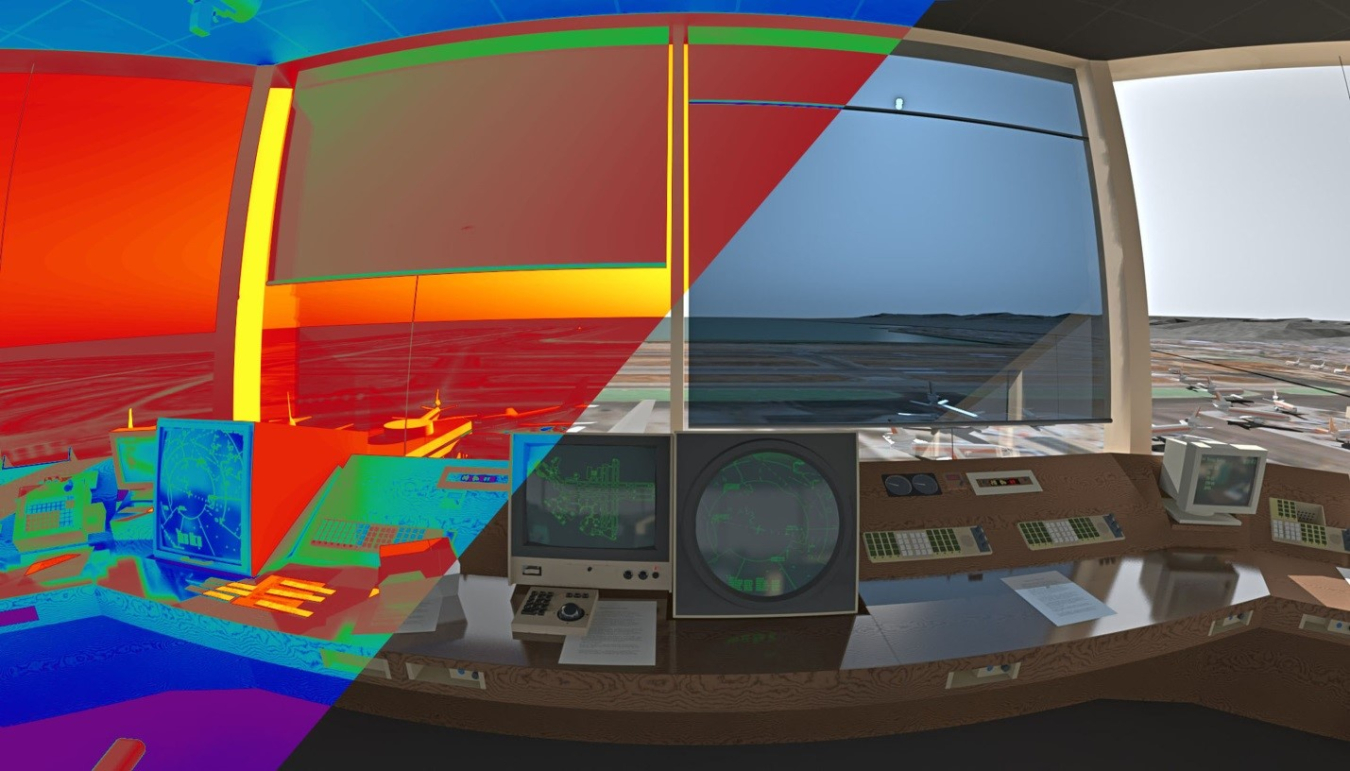 Responding to the U.S. Federal Aviation Administration’s (FAA’s) request that Lawrence Berkeley Laboratory researchers model a San Francisco air traffic control tower, Radiance produced a highly realistic model to help the FAA decide whether to change the