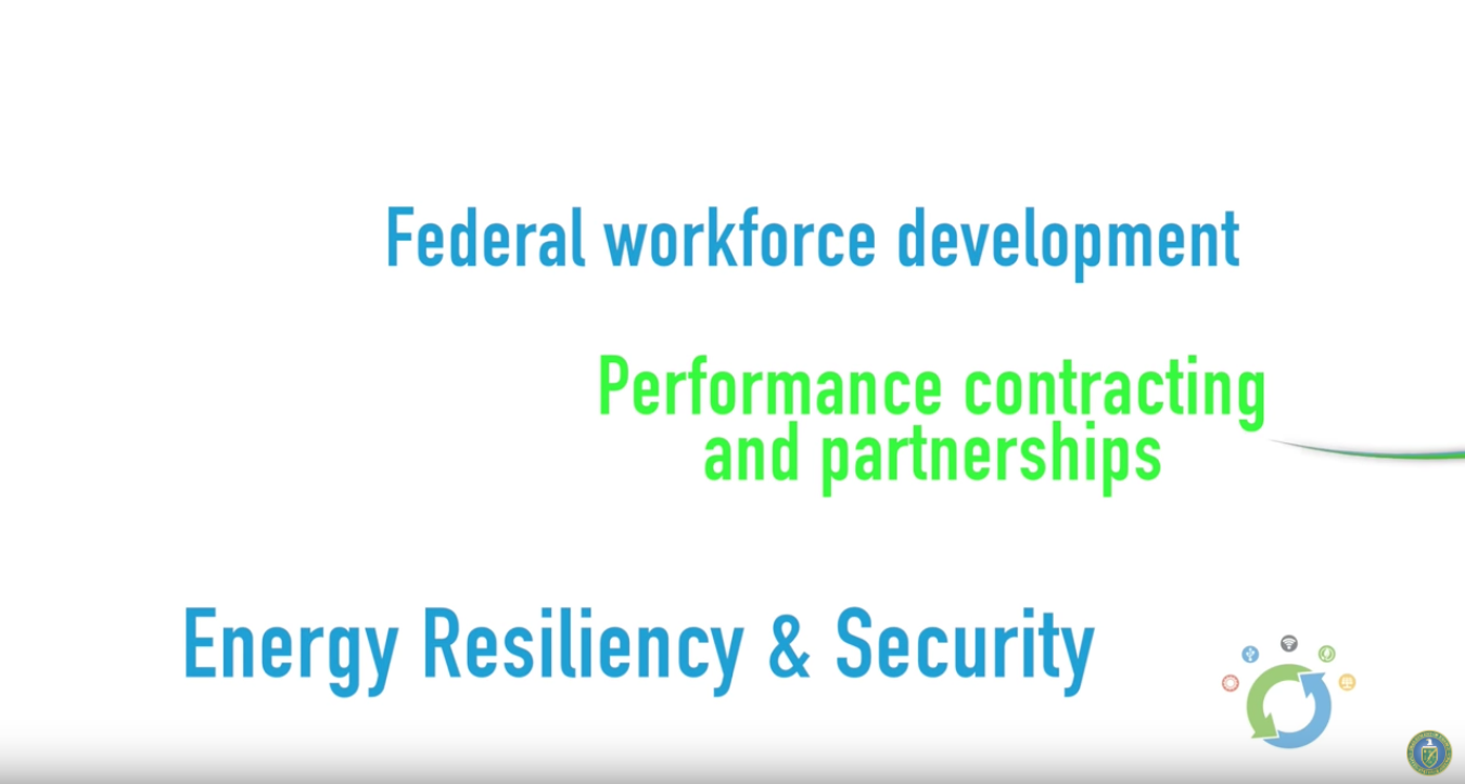 Screenshot of the This is FEMP - Facility Design and Operations and Optimization Strategic Programming video.