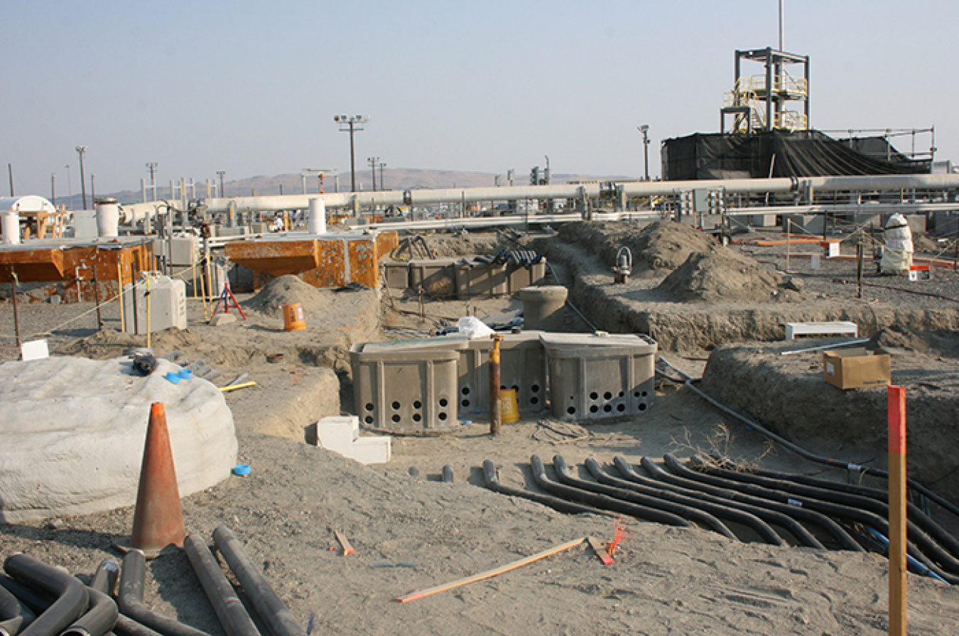 Hanford's AX tank farm electrical view