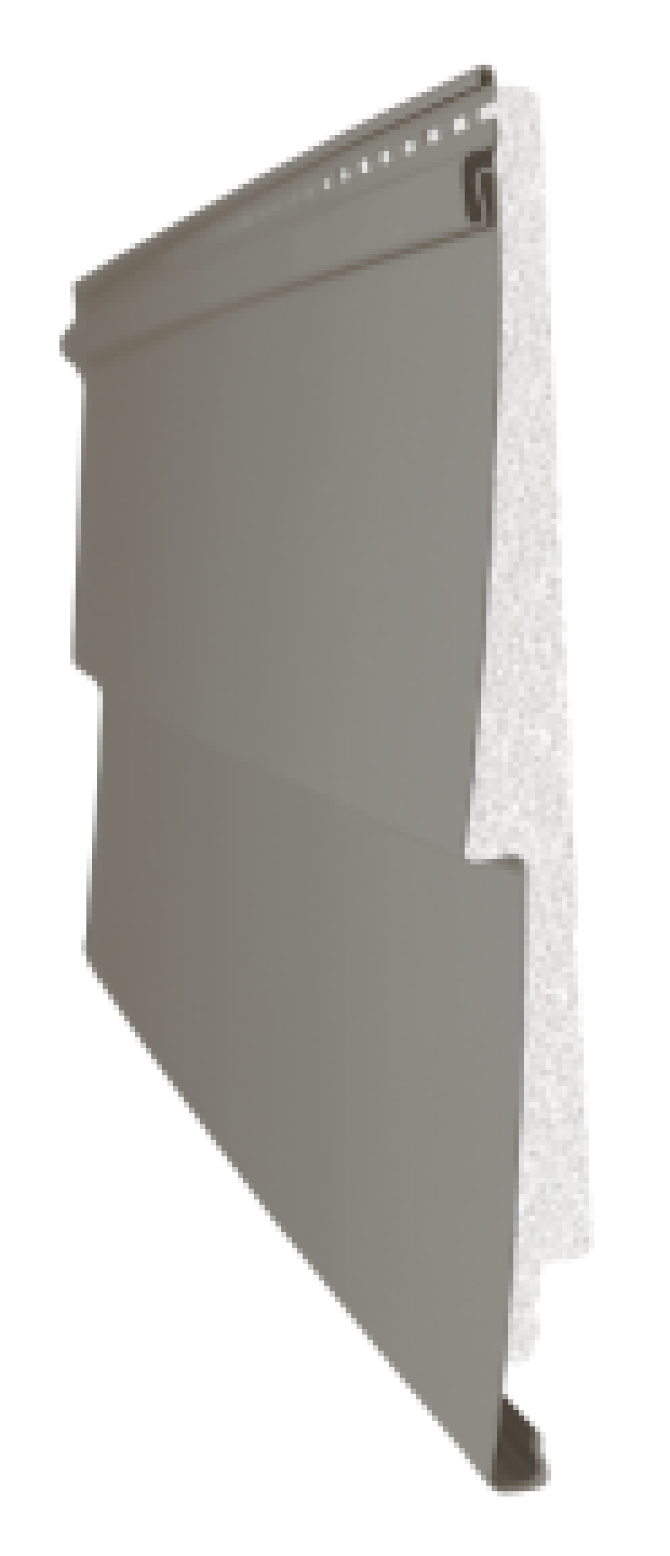 Graphic: Double-7” traditional insulated vinyl siding.