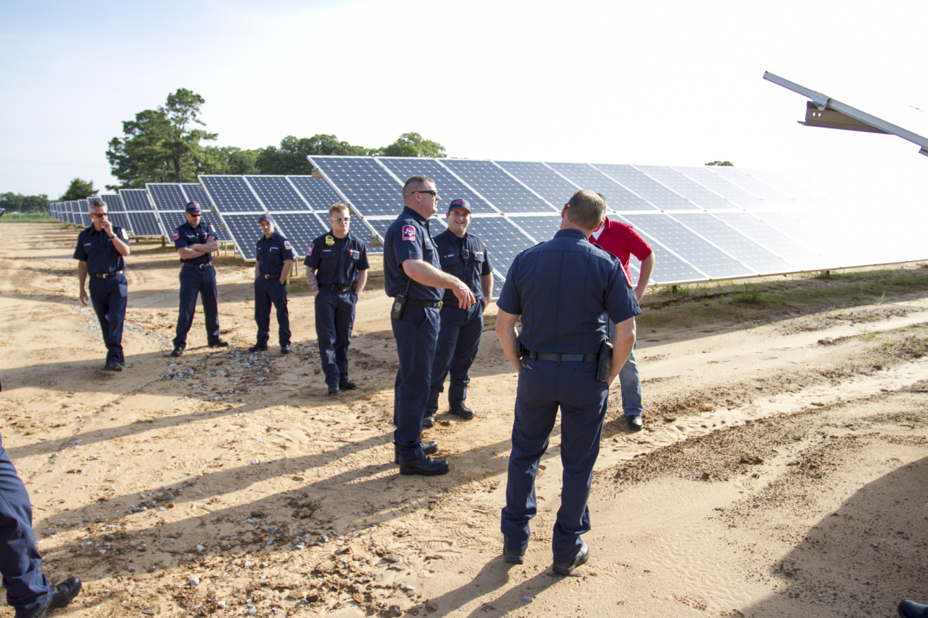 First responders receive solar energy training