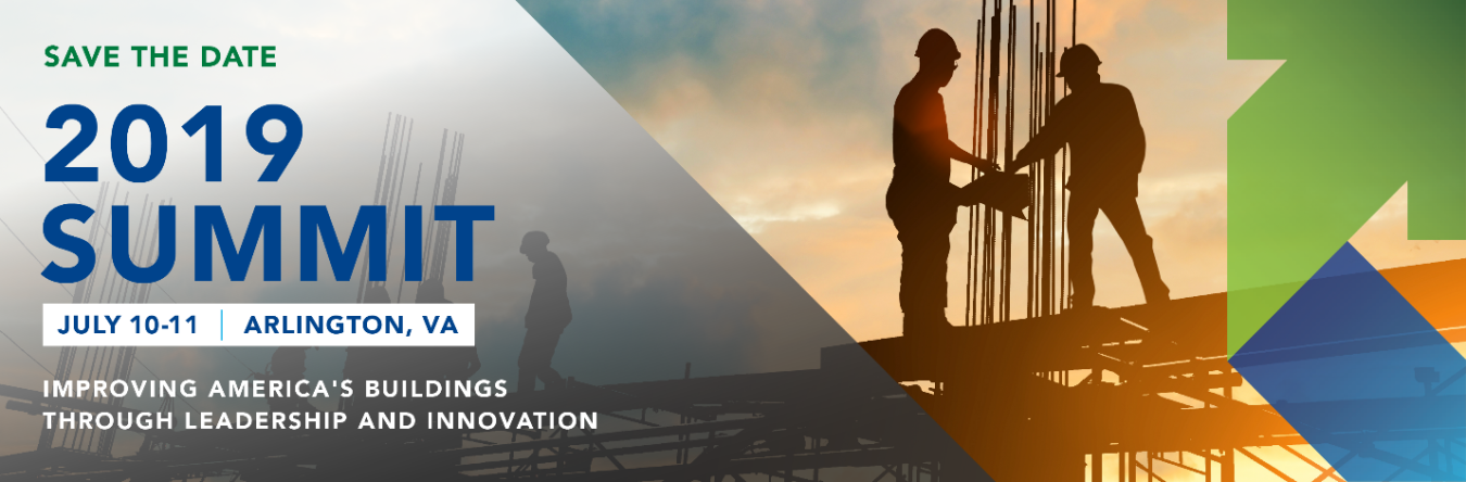 text that reads: "SAVE THE DATE: 2019 Better Buildings, Better Plants Summit"
