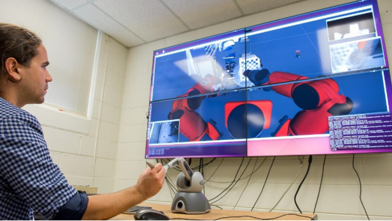 A DOE Intern Using Robots