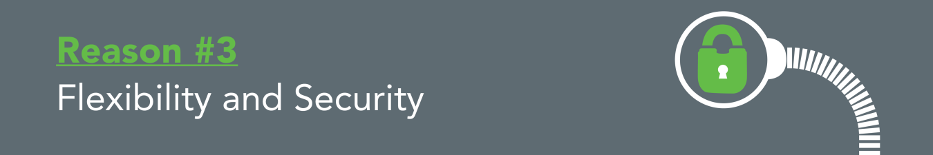 Reason 3 to apply to an SBIR grant: flexibility and security.