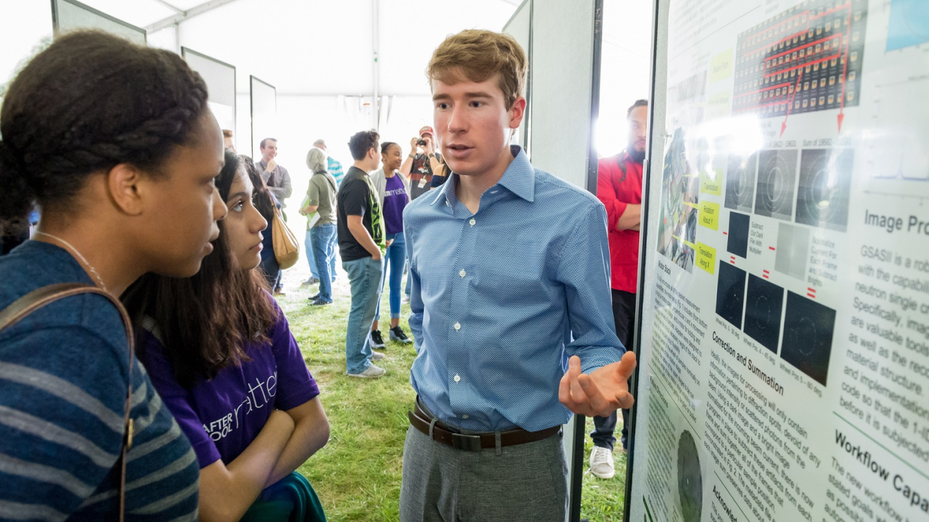 Argonne intern Connor Horn spent his summer at the Advanced Photon Source