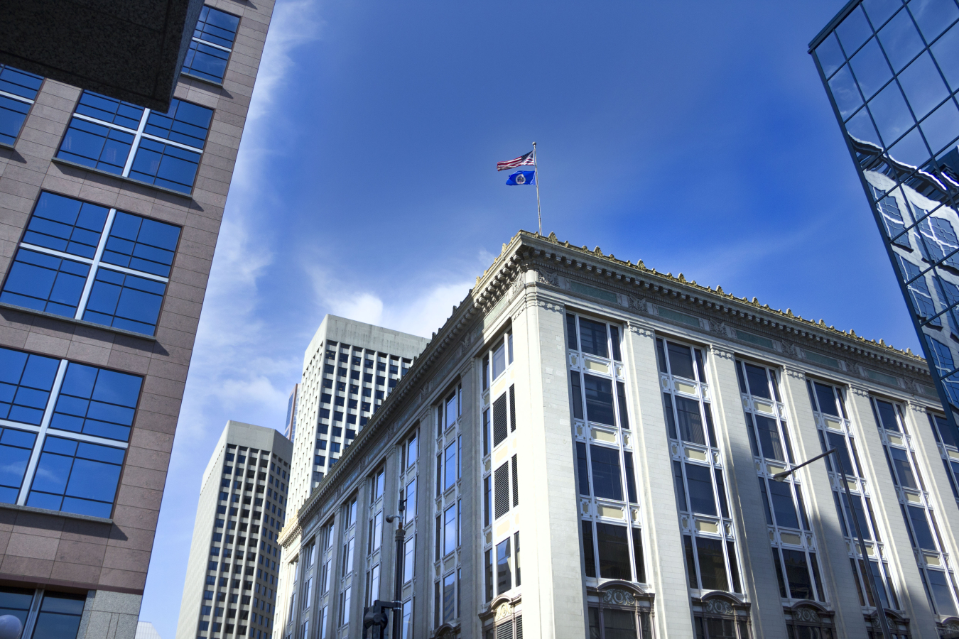 The Minnesota Department of Commerce is housed in the Golden Rule Building in St. Paul, Minn.
