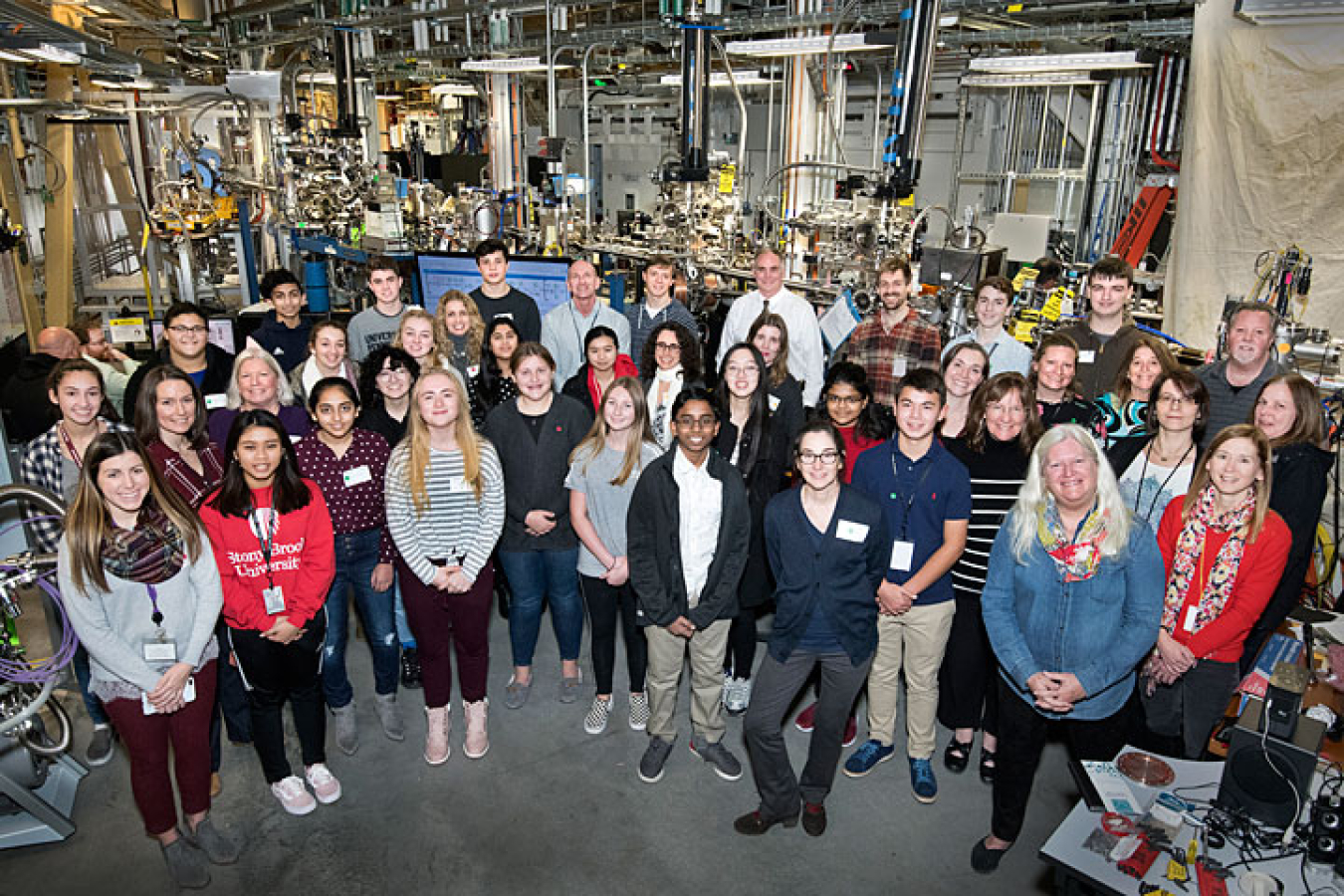 Twenty-two students from seven Suffolk County high schools visited Brookhaven Lab for the 29th annual "Partners in Science" day, meeting with Lab research librarians, scientists, and subject matter experts for a day of research and facility tours.