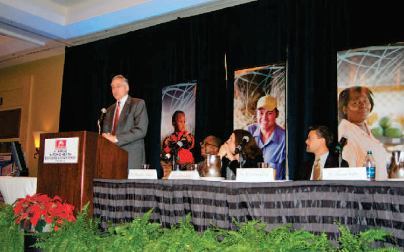 Speaker Dr. Daniel Rahn at the Health Disparaties Conference.