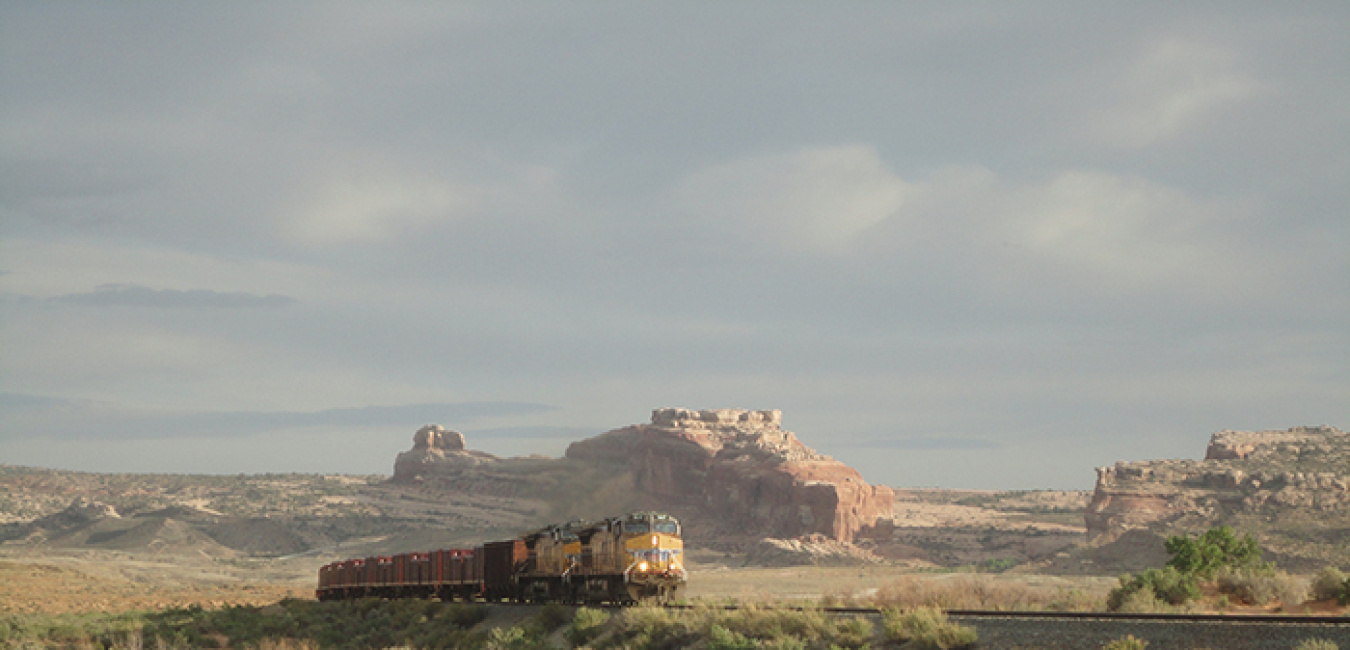 Mill tailings are shipped by rail to the Crescent Junction disposal cell.