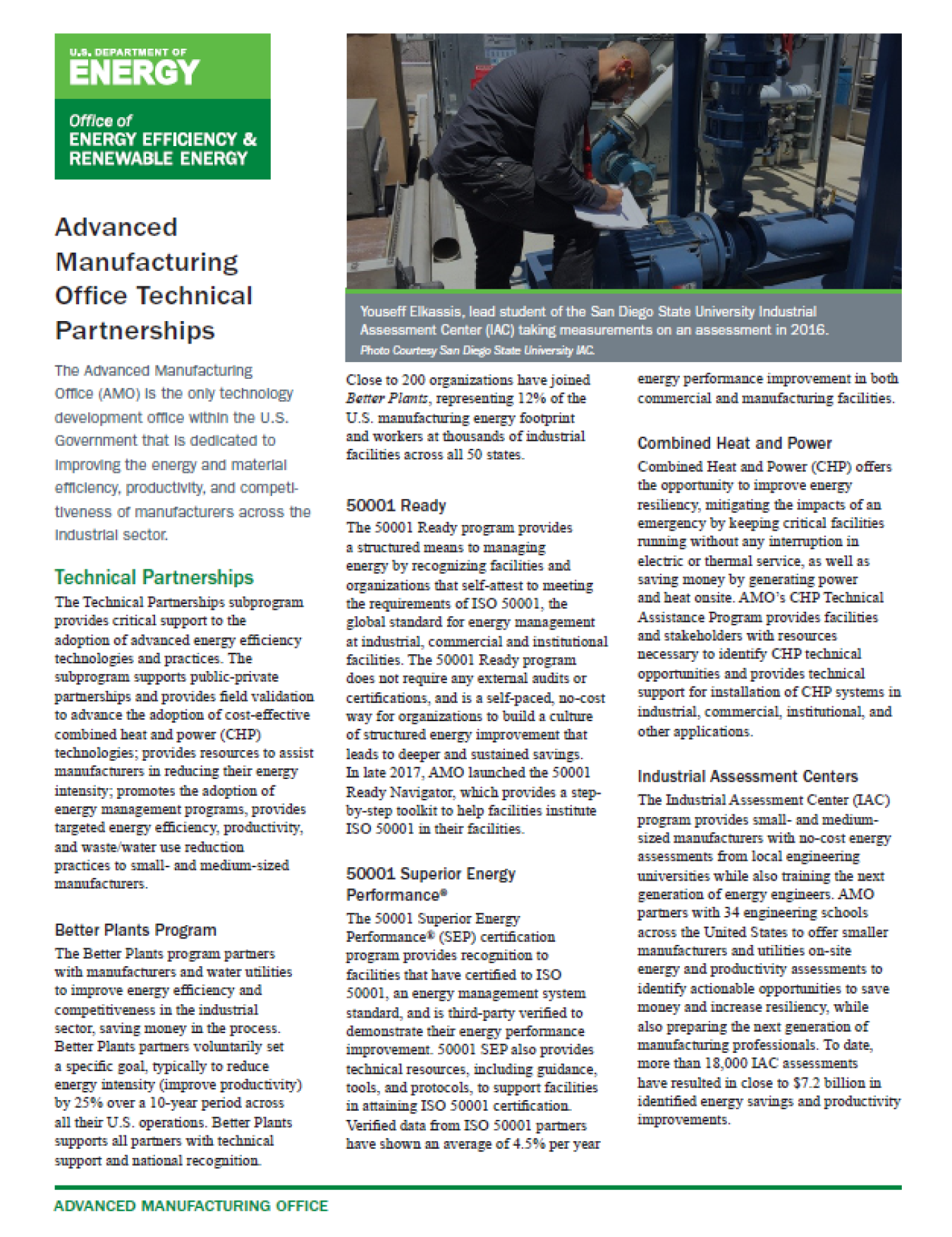 Technical Partnerships Department Of Energy