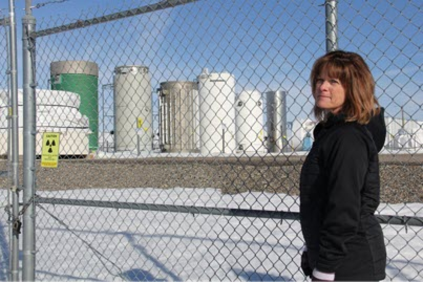 Pam Spaulding's job as Nuclear Facilities Manager is to keep track of all activities at the Outdoor Fuel Storage facility at DOE's Idaho Site