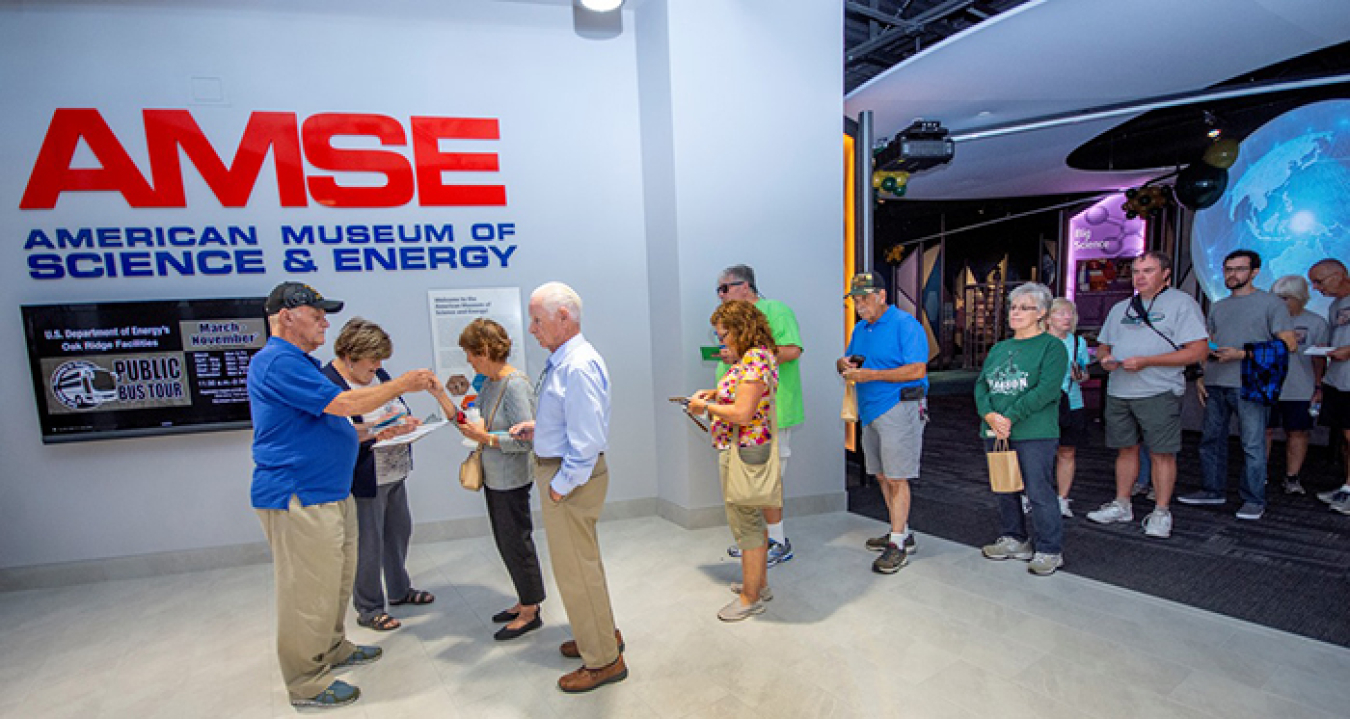 DOE’s annual Oak Ridge facilities public bus tour, which departs the American Museum of Science and Energy, runs from March until November annually.