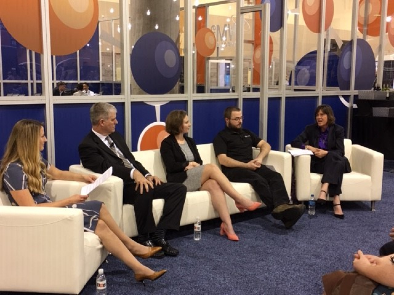 EM Assistant Secretary Anne White shares thoughts on fostering early career professionals during a panel discussion at the 2019 Waste Management Symposia. White said she is encouraged by the fresh energy that new workers bring to waste management.