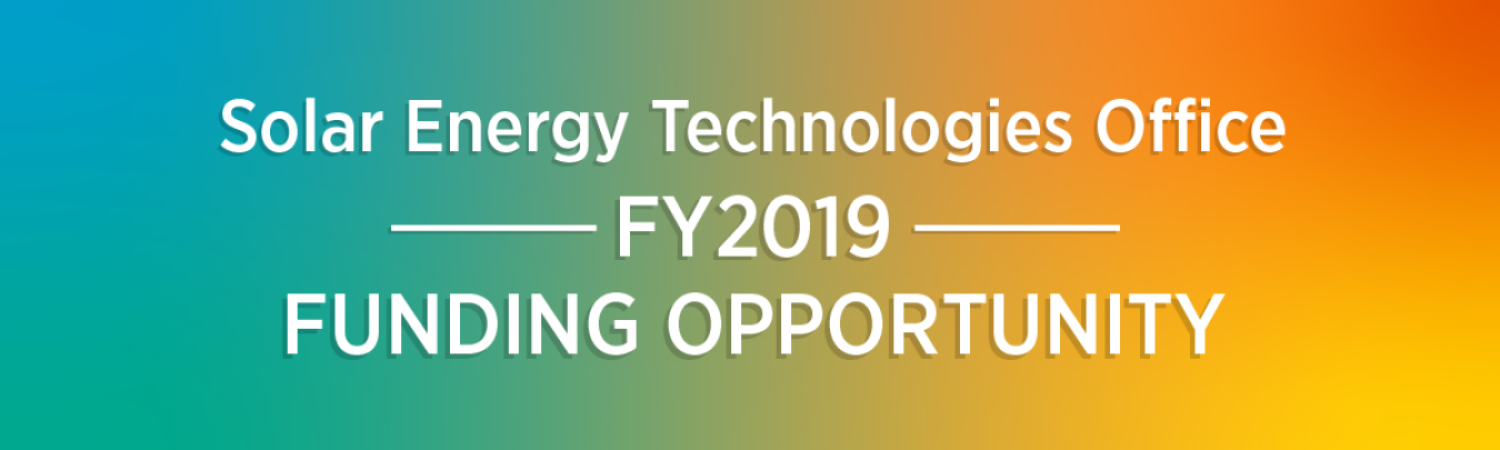 SETO FY2019 FOA header