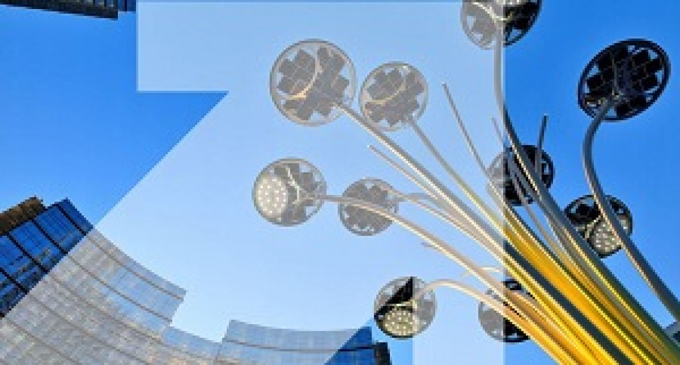 Graphic of outdoor lighting.