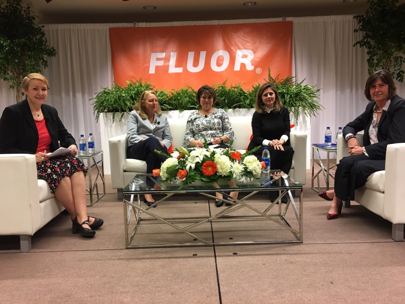 The Women in Waste Management panel at the 2019 Waste Management Symposia featured from left, Kathryn McCarthy, Vice President for Research and Development for Canadian Nuclear Laboratories; Karen Wiemelt, Jacobs Senior Vice President; Idaho Falls Mayor R