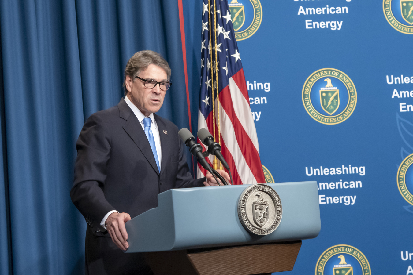 Secretary of Energy Rick Perry gave a special introduction at the DOE/NNSA Women’s History Month event.