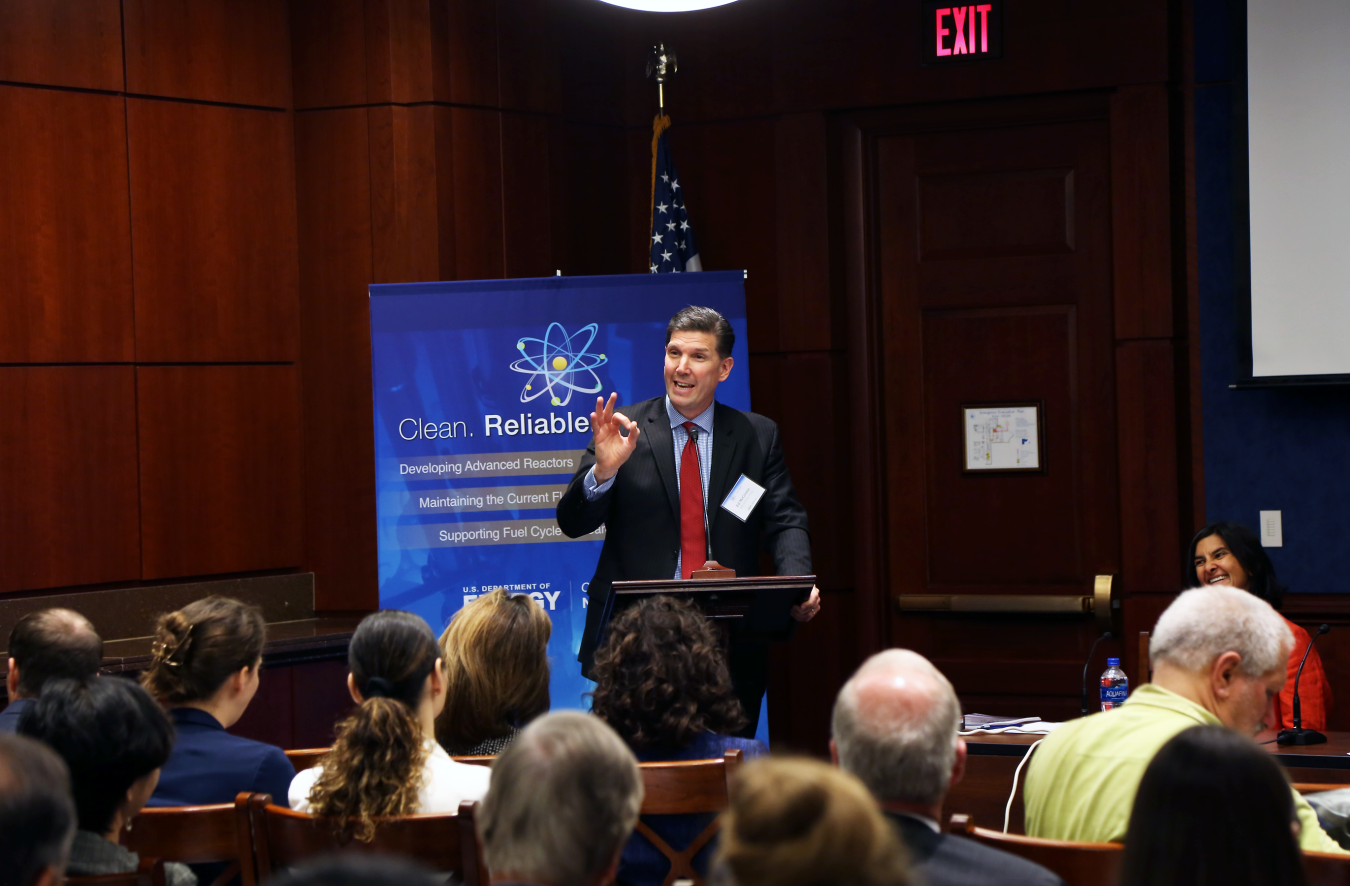Edward McGinnis serves as the Principal Deputy Assistant Secretary for the Office of Nuclear Energy.