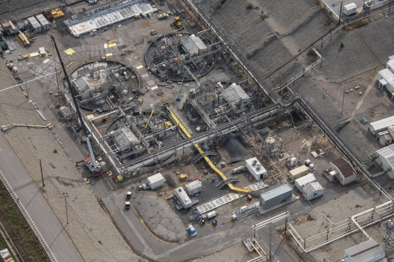 The Tank Closure Cesium Removal module is located at tanks 10 and 11 in the Savannah River Site’s H Tank Farm.