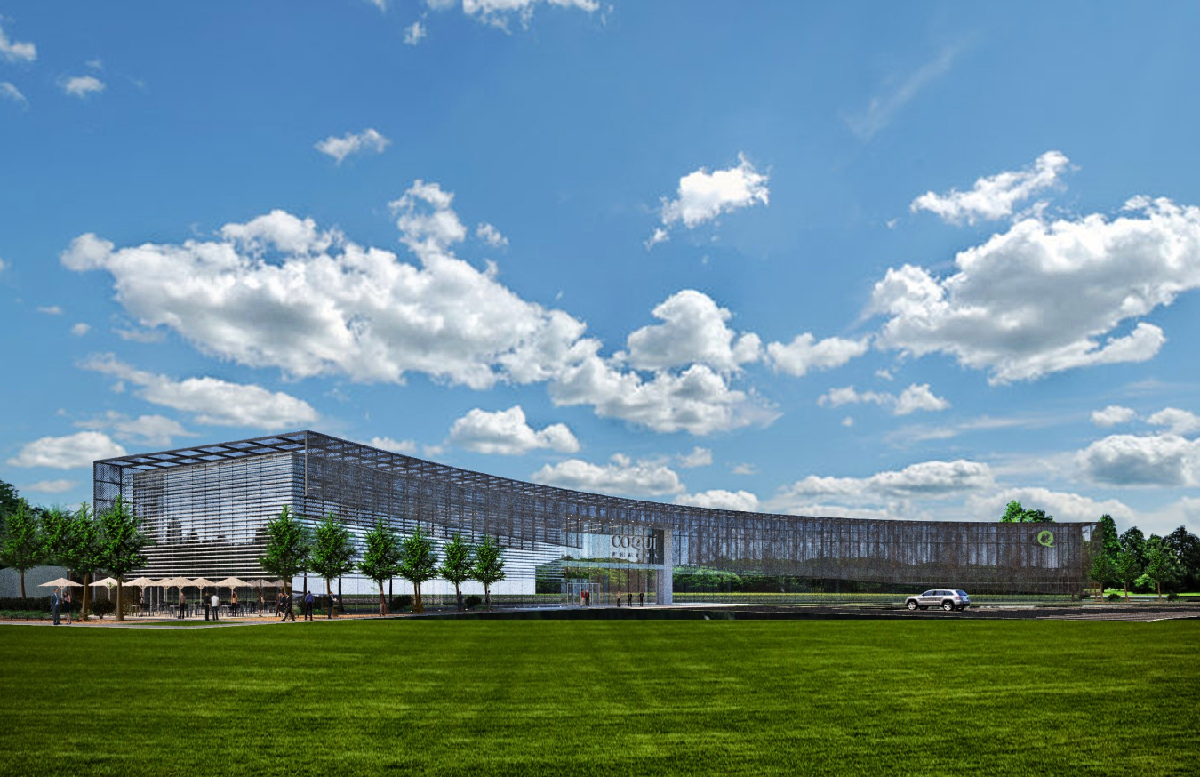 A rendering of the proposed Coquí Radio Pharmaceuticals Corporation medical isotope production facility at the Oak Ridge Site's East Tennessee Technology Park.