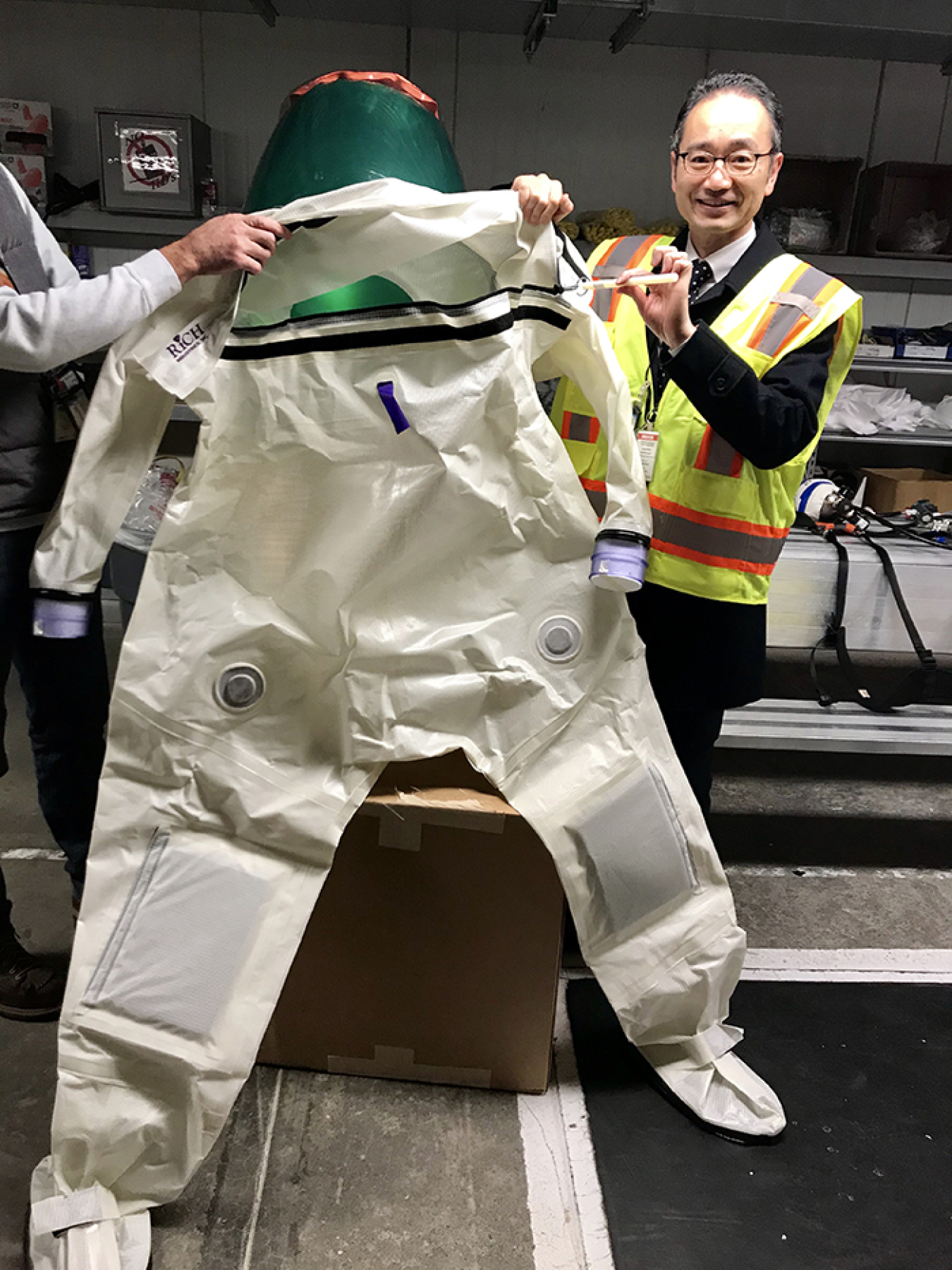 The delegation from the Tokyo Electric Power Company and Marubeni Corporation visited Radioactive Waste Management Complex facilities and the Idaho Nuclear Technology and Engineering Center.