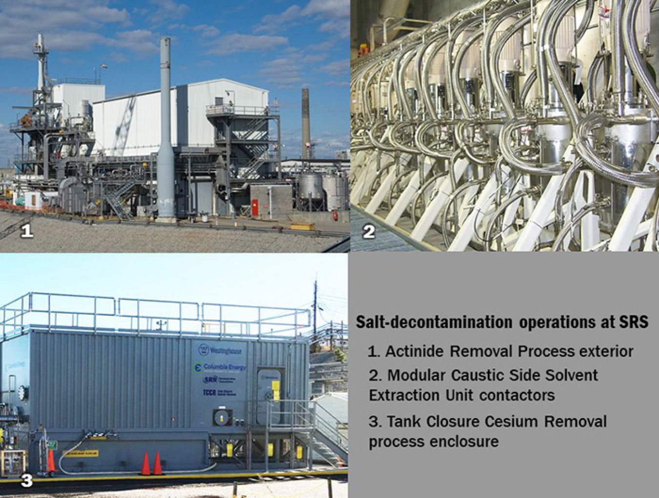 Two radioactive salt waste streams are being processed in parallel at the Savannah River Site, a milestone for the EM site.