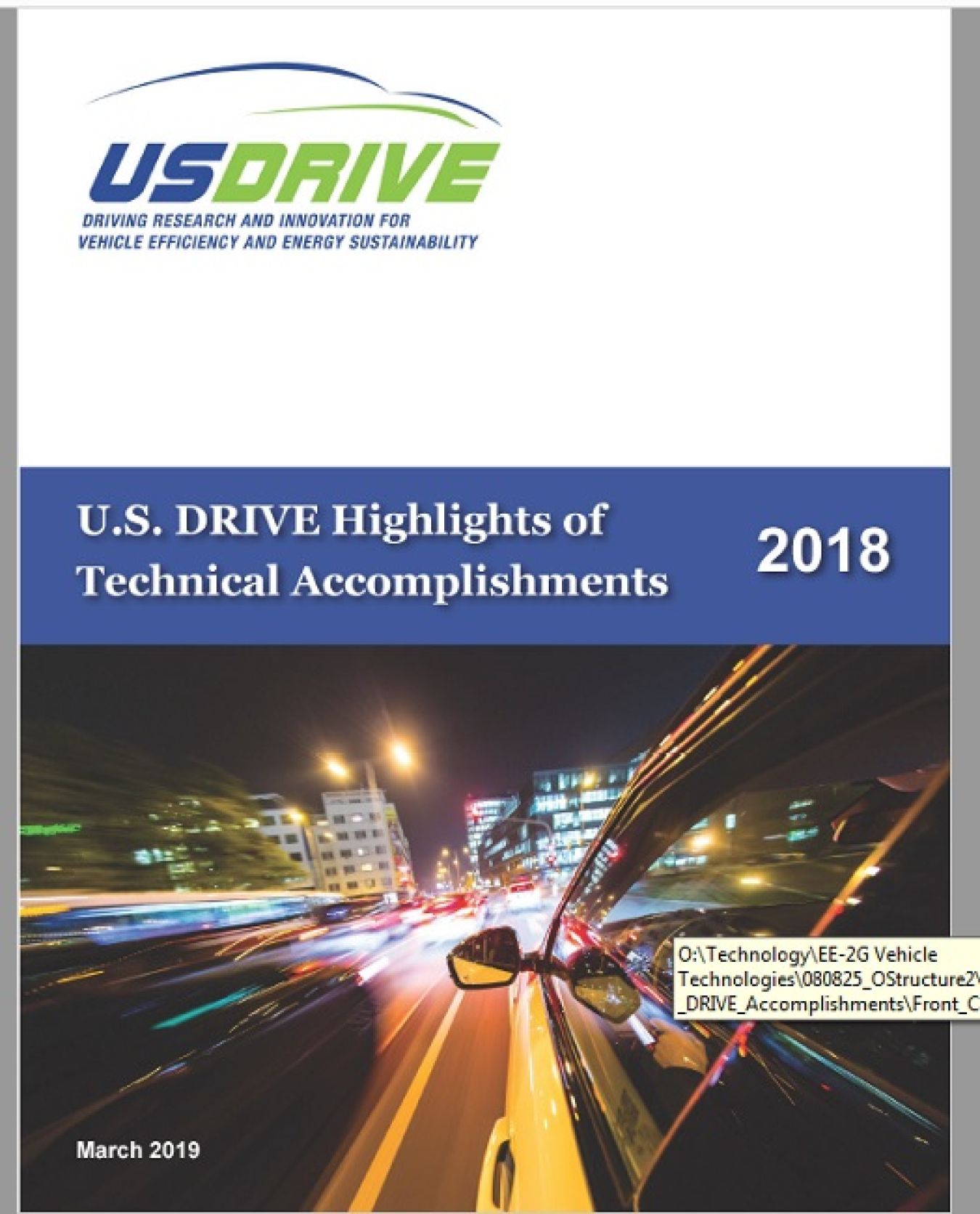 U.S. Drive 2018 Accomplishments Report