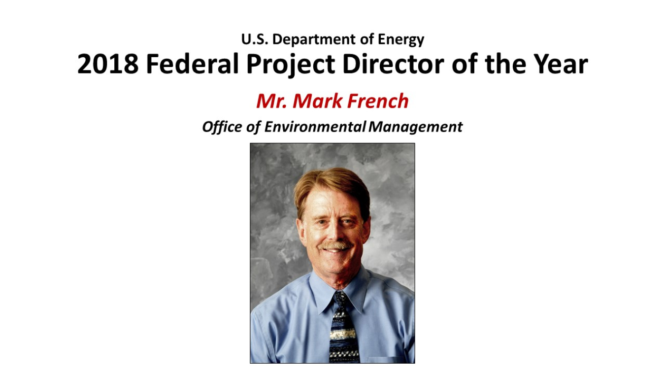 2018 Federal Project Director of the Year