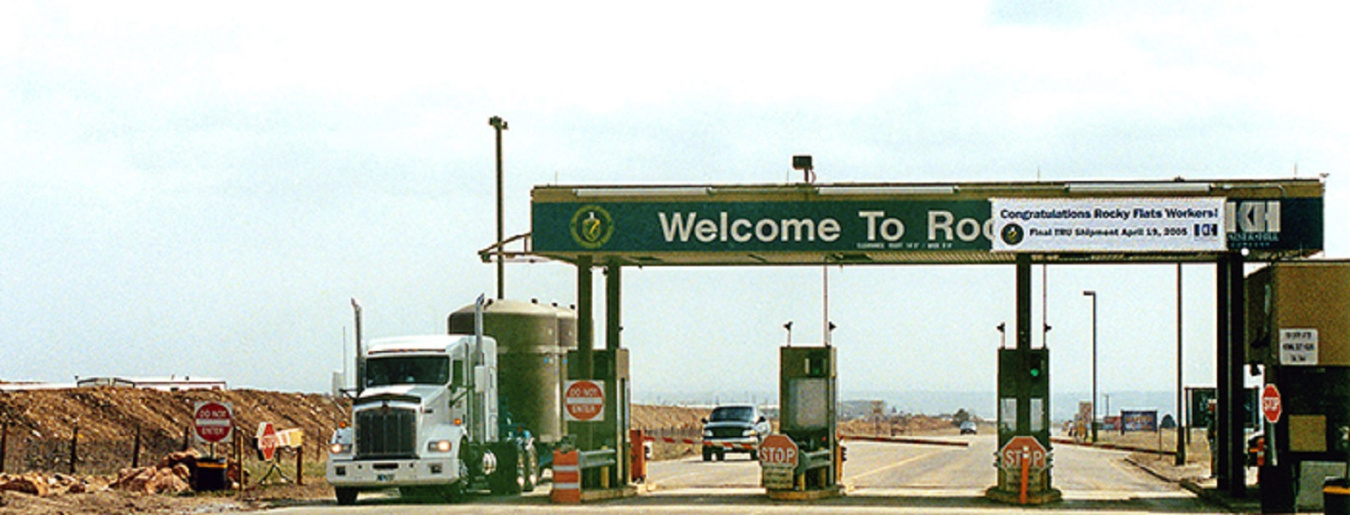 The final transuranic waste shipment leaves the Rock Flats site in Colorado headed for the Waste Isolation Pilot Plant