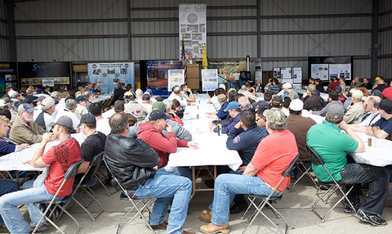 Waste Isolation Pilot Plant workers gather to mark the facility’s 10 years of safe operations.