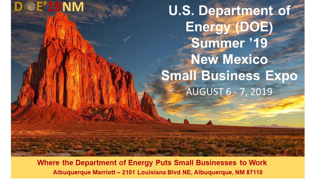 DOE Summer '19 New Mexico Small Business Expo Logo