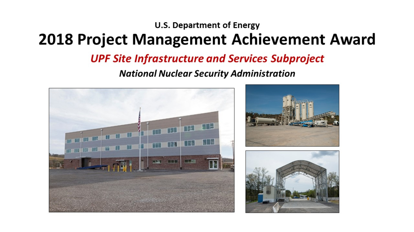 2018 PM Workshop Awards NNSA UPF SIS