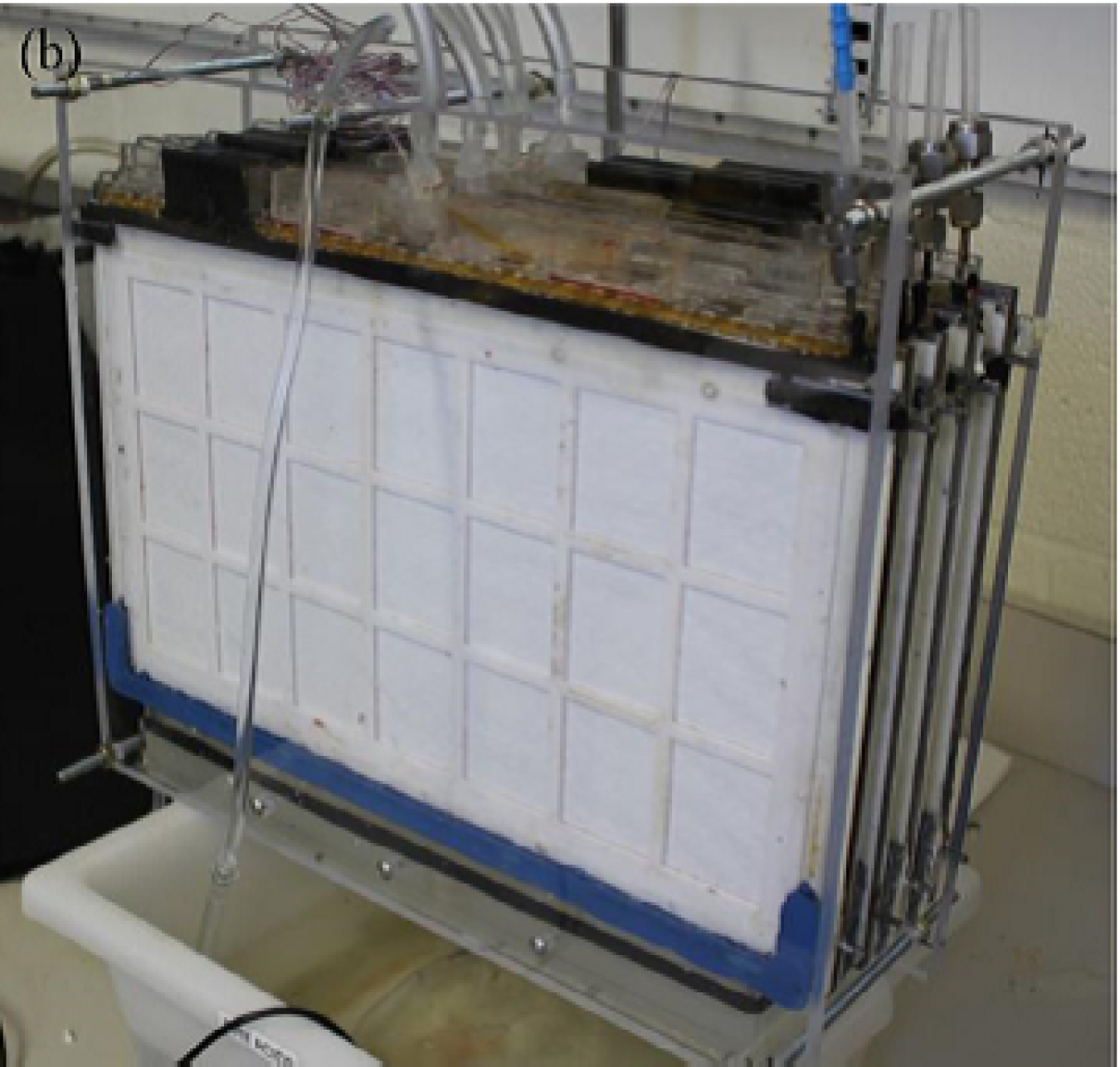 Membrane-based prototype HPWH absorber component.