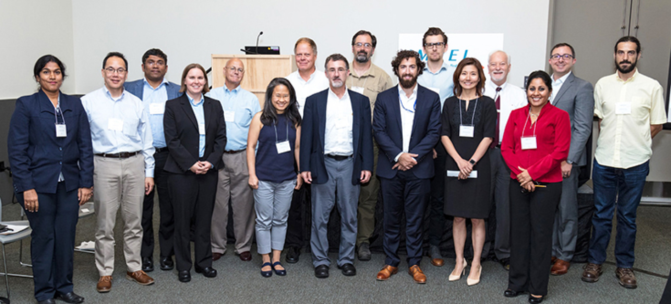 IMPEL Lab Innovation teams and mentors at the first IMPEL Training event at the Energy Exchange in Cleveland, August 2018.