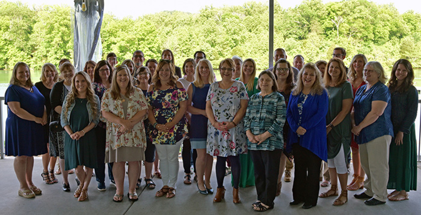 Recipients of UCOR’s 2019 mini-grants to local schools gather for a photo.