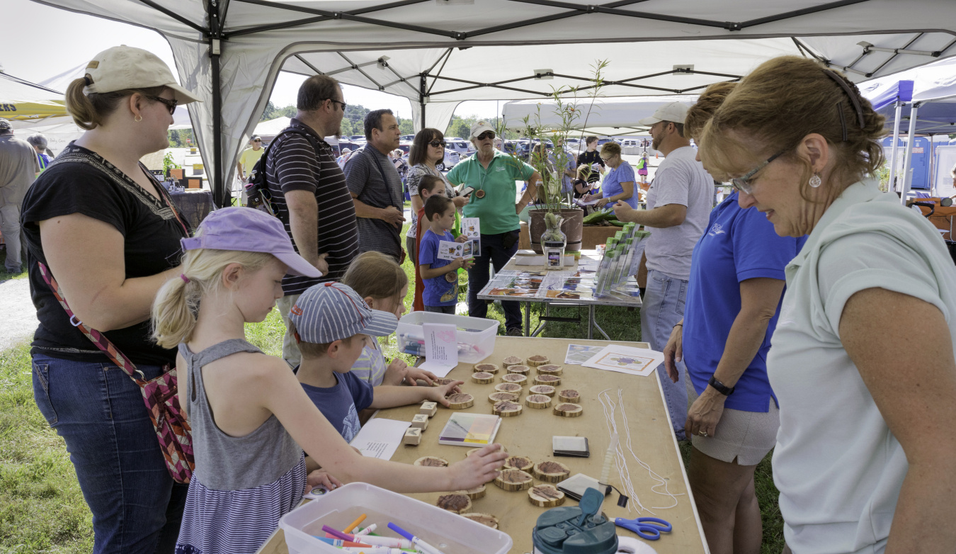 Missourians for Monarchs released tagged butterflies with help from visiting children during the third annual Monarch Madness event at the Weldon Spring, Missouri, Site.