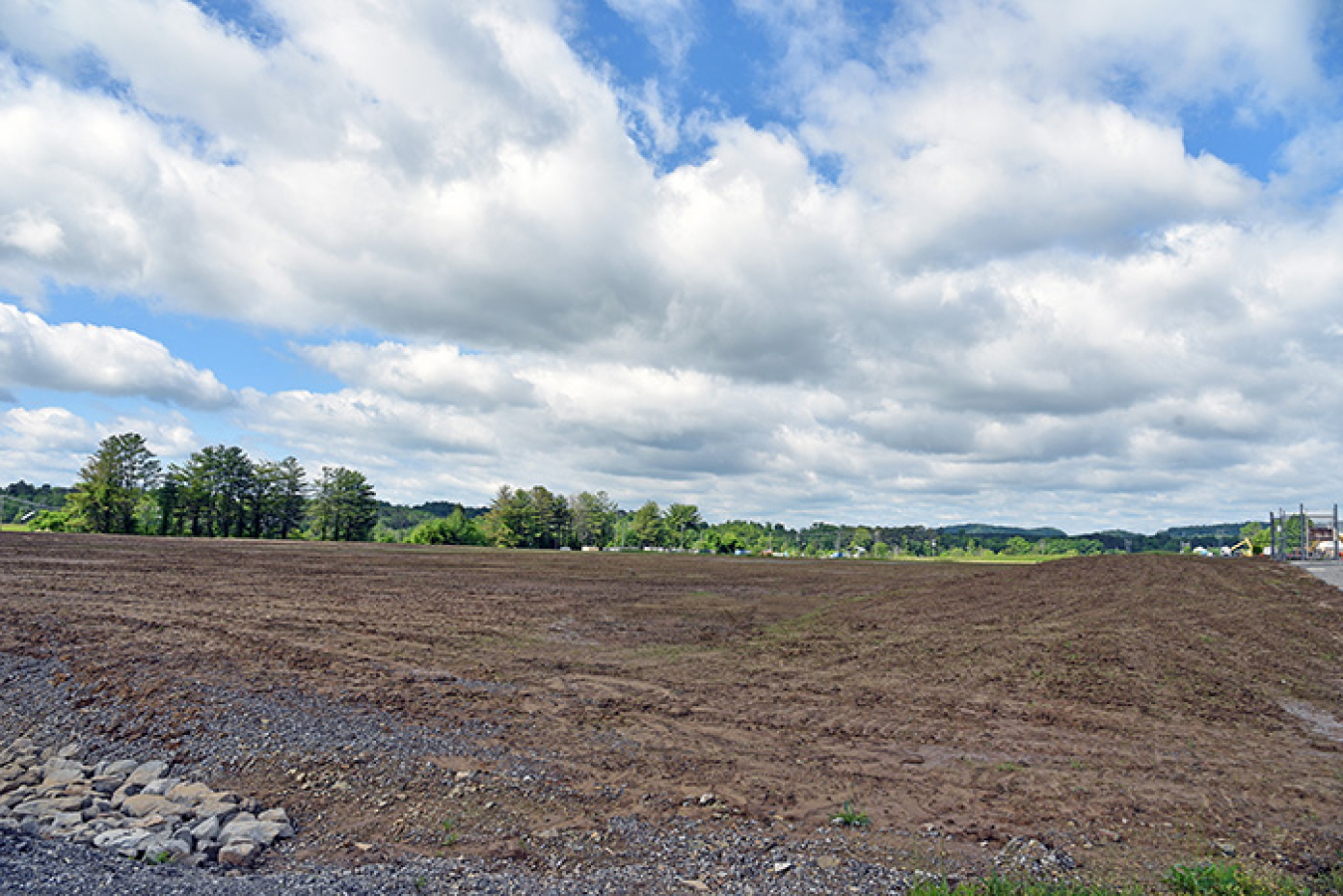 A view of the Building K-29 pad following the recently completed slab removal project.
