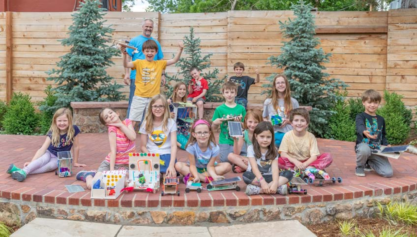 The variety in the completed products is one thing that makes this summer camp stand out.