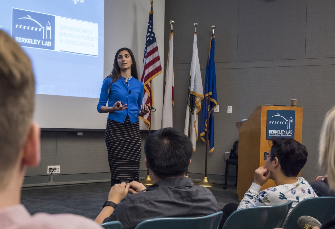 Laleh Cote works at Lawrence Berkeley National Laboratory