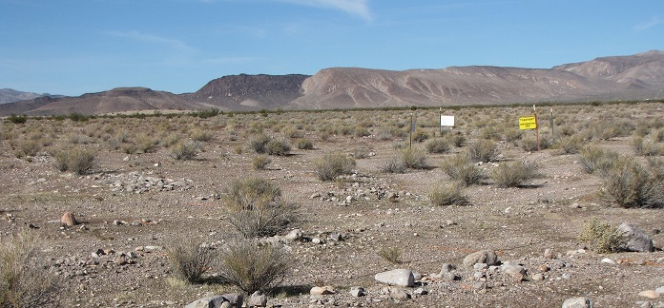 Walkover surveys provided important data on conditions after crews removed contaminated soil and debris in Area 5 at the Nevada National Security Site, leading to the safe and successful completion of corrective actions there.